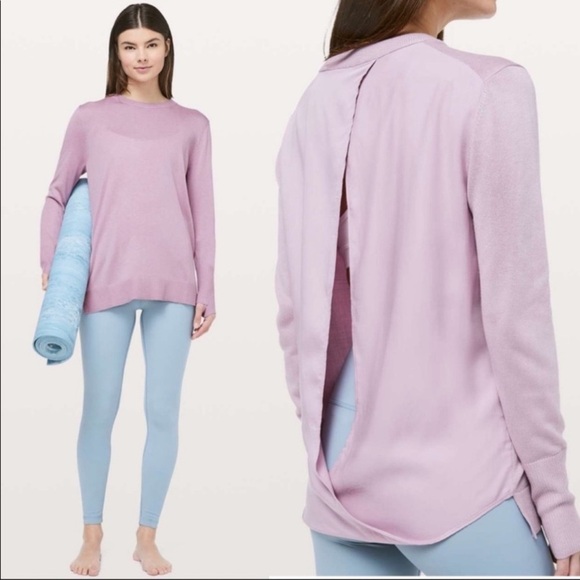 Lululemon Cashmere Open Back Pull Over Sweater New With Tags - Picture 1 of 14